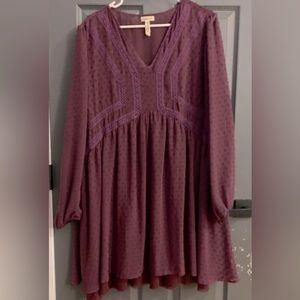 Matilda Jane Long Sleeve Dark Purple Dress